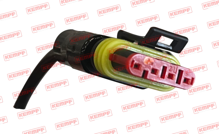 131963 Kempf Rückleuchte, 3K, LED, rund